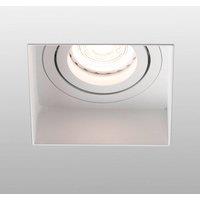 FARO BARCELONA Hyde downlight 1-bulb angular pivotable white