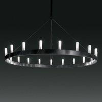 Fontana Arte Imposing chandelier Chandelier, black