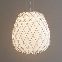 Fontana Arte Pinecone - designer hanging light, milky glass