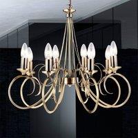 Globo Atmospheric eight-bulb hanging light TRUNCATUS