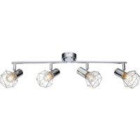 Globo Moving spotlights - 4-bulb ceiling light Daiva