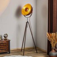 Globo Rust-coloured Xirena I tripod floor lamp