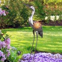 Globo 33216 LED solar decorative light, crane, grey