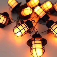 Globo 33059F LED solar string lights with 10 lanterns