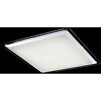 Globo Rena LED ceiling light, remote control, square