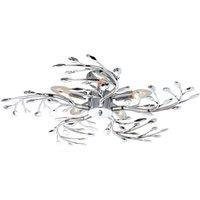 Globo Flash ceiling light made of metal, chrome, 65 cm