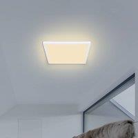 Globo Sapana LED ceiling light, angular, dimmable, white