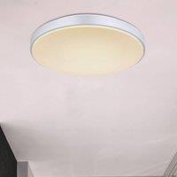 Globo Sonny LED ceiling light, silver, CCT, 41 cm