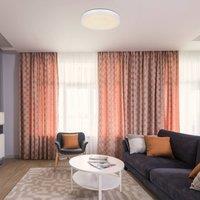 Globo Sonny LED ceiling light, silver, CCT, 50.5 cm