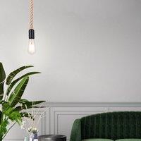 Globo Ulleu hanging light, 1-bulb, no lampshade