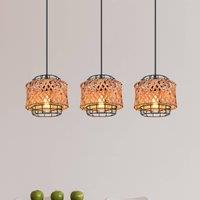 Globo Gina pendant light, 3-bulb