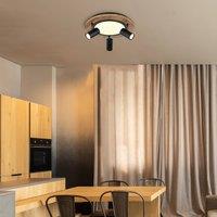 Globo Kassu ceiling light in wood design 40cm