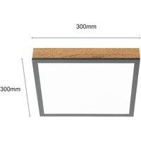 Lindby Laviona LED ceiling lamp, square, 30 cm