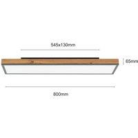 Lindby Laviona LED ceiling lamp, long, 80 cm