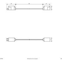 EVN Connecting cable for Bordo series, length 15 cm