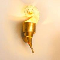 Hollnder Artistic wall lamp LINO in gold