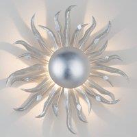 Hollnder Appealing wall lamp SONNE SILBER 45 cm