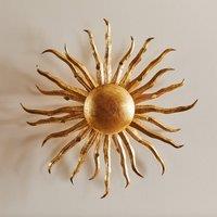 Hollnder Enchanting wall lamp Sonne Gold 70 cm