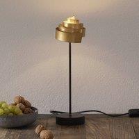 Hollnder Beautiful table lamp BANDEROLE GOLD made of iron