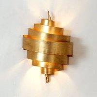 Hollnder Impressive wall lamp BANDEROLE in gold