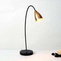 Hollnder Valuable table lamp Alice, gold shade