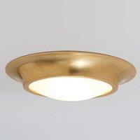 Hollnder Golden ceramic ceiling light Spettacolo