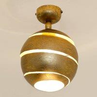 Hollnder Pivotable ceiling light Suopare in gold