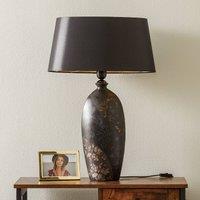 Hollnder Mary table lamp, ceramic and chintz, height 66 cm