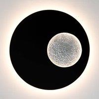 Hollnder Luina LED wall light, 80 cm, silver inside