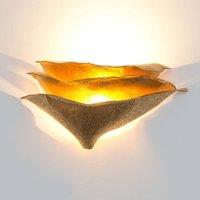 Hollnder Mecorizza LED wall light, three-bulb