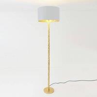 Hollnder Cancelliere Rotonda silk floor lamp white/gold