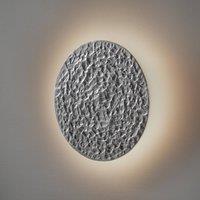 Hollnder LED wall light Meteor, 27 cm, silver
