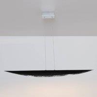 Hollnder Chiasso LED pendant light, black/silver
