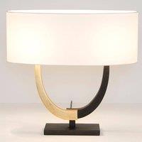 Hollnder Cattedrale table lamp with oval lampshade