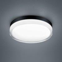 Helestra Tana LED ceiling light, black, 28 cm