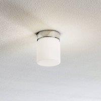 Helestra Keto LED ceiling light, cylinder, chrome