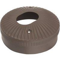 Hunter fan ceiling canopy domed brown