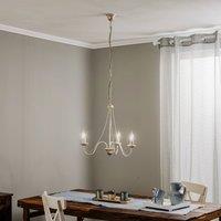 HELAM Malbo 3-bulb chandelier in white