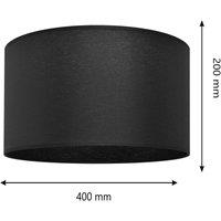 HELAM Alba lampshade, 40 cm, E27, black