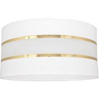 HELAM Lampshade Helene E27 40/height 20cm white/gold