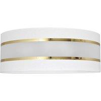 HELAM Lampshade Helene E27 40/height 15cm white/gold