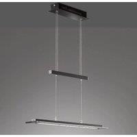 FISCHER & HONSEL LED hanging light Tenso TW dimmer, black 88cm