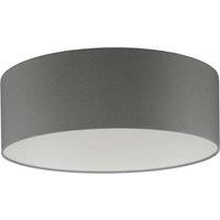 FISCHER & HONSEL Lampshade for HV-Track 4, 40 cm grey chintz