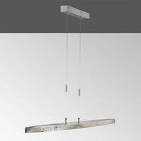 FISCHER & HONSEL Colmar LED hanging light CCT nickel, length 106 cm