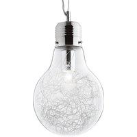Ideallux Luce Max - hanging lamp in light bulb shape