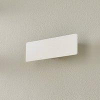 Ideallux Zig Zag LED wall light, white, width 29 cm