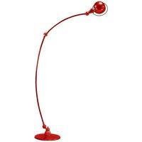 Jield Loft C1260 arc floor lamp, red
