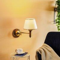 Jupiter Birmingham wall light, patinated with articulated arm