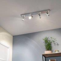 SLV Asto 4-bulb downlight with decorative ring