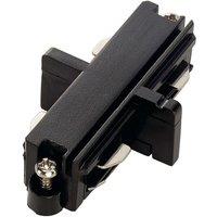 SLV Longitudinal connector single-circuit track, black